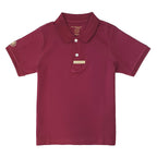 Giordano Junior Liquid Touch Short Sleeve Embroidery Polo-Red