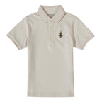 Giordano Kids' Classic Cotton Polo Shirt | Slim Fit, Soft & Breathable-Brown