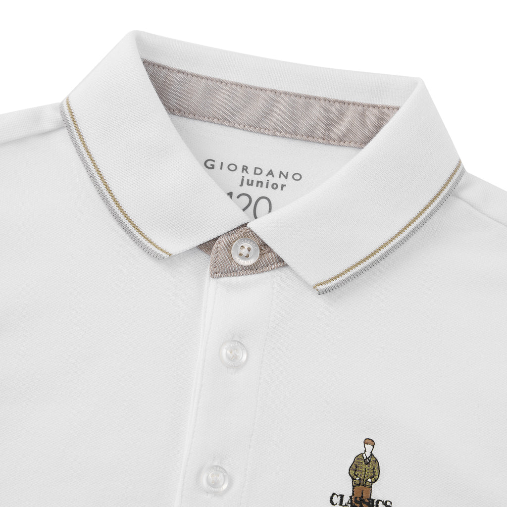 Kid's' Classic Cotton Polo Shirt | Slim Fit, Soft & Breathable