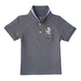Giordano Junior Embroidery Short Sleeve Bold Polo-Grey