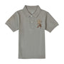 Giordano Junior Embroidery Short Sleeve Bold Polo-Grey