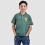 Giordano Junior Embroidery Short Sleeve Bold Polo-Green