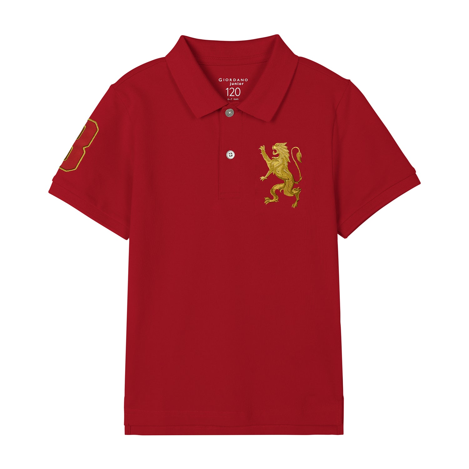 Junior Embroidery Short Sleeve Bold Polo