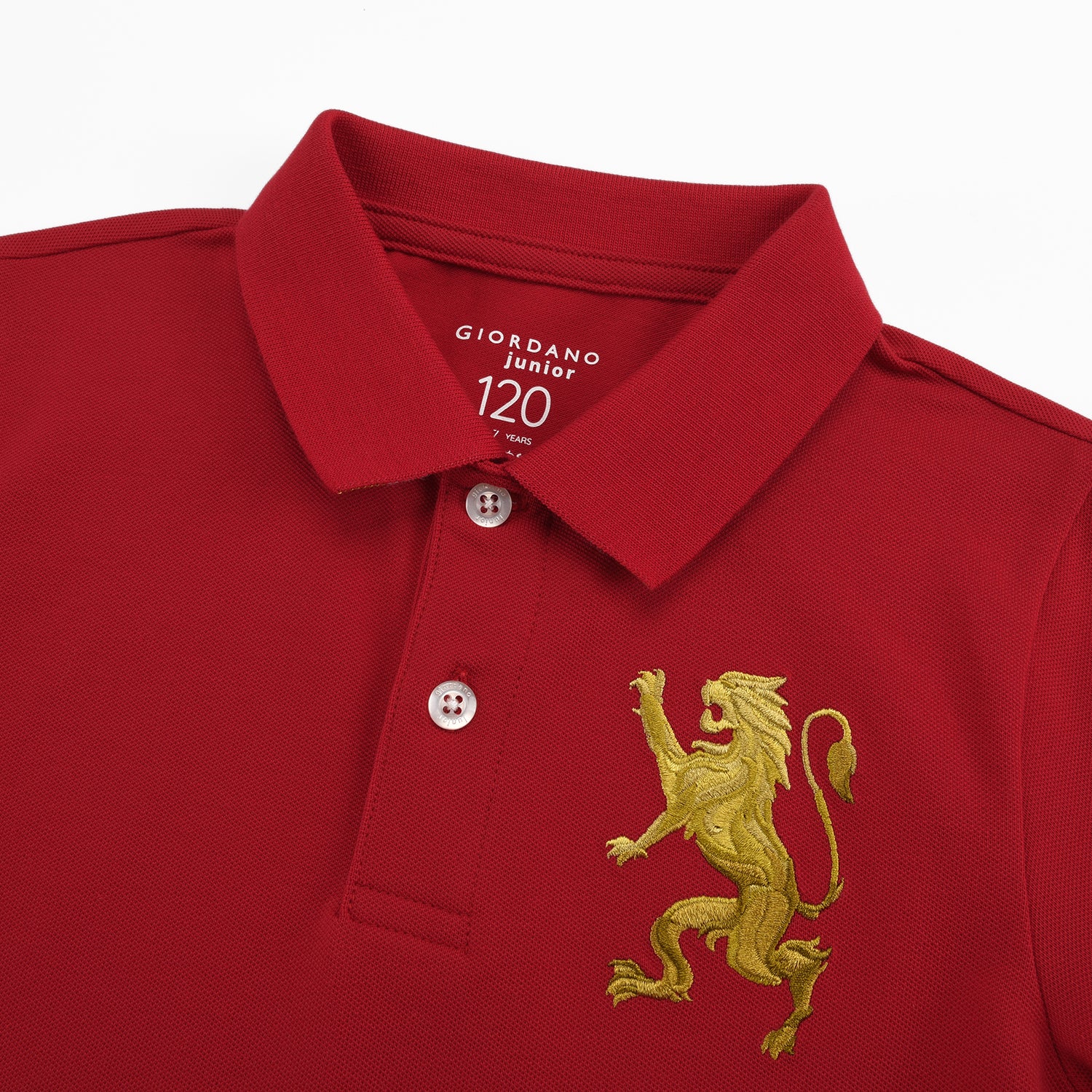 Junior Embroidery Short Sleeve Bold Polo
