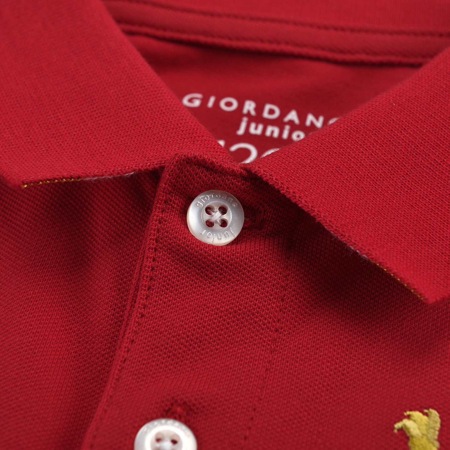 Junior Embroidery Short Sleeve Bold Polo