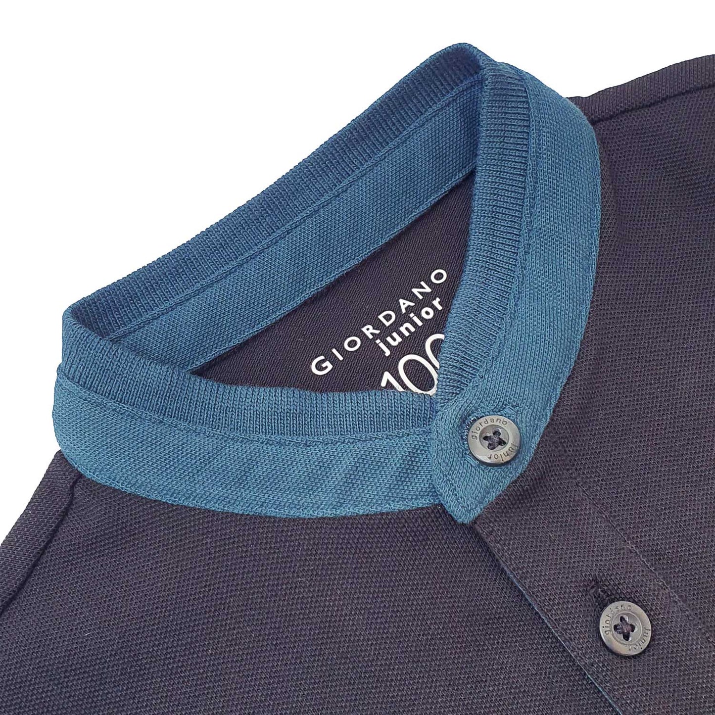 Junior Print Solid Polo