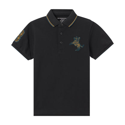 Kids' Napoleon Polo: Classic Piqué, Bold Embroidery, All-Day Comfort