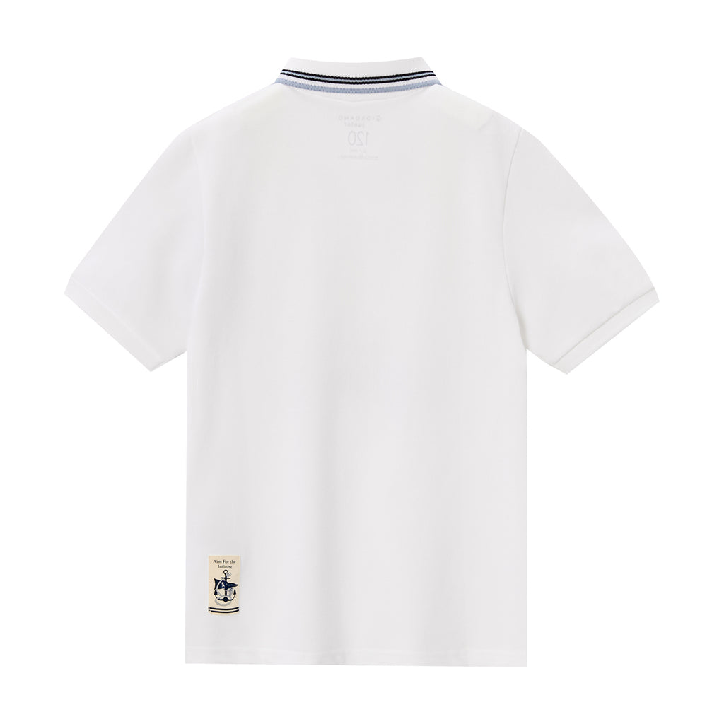 Kids Thematic Bold Polo: Slim Fit, Bold Embroidery, Everyday Style