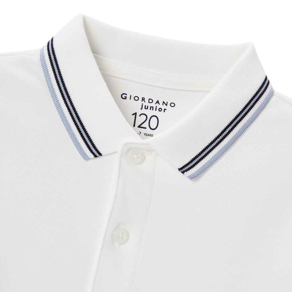 Kids Thematic Bold Polo: Slim Fit, Bold Embroidery, Everyday Style