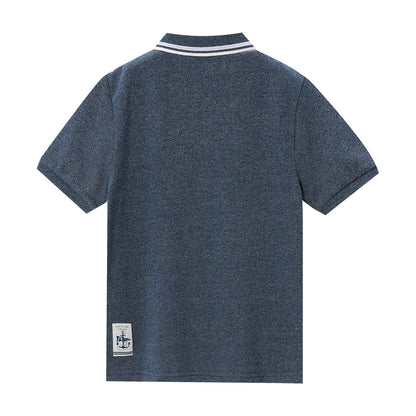 Kids Thematic Bold Polo: Slim Fit, Bold Embroidery, Everyday Style