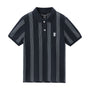 Giordano Kids Thematic Bold Polo: Slim Fit, Bold Embroidery, Everyday Style-Blue