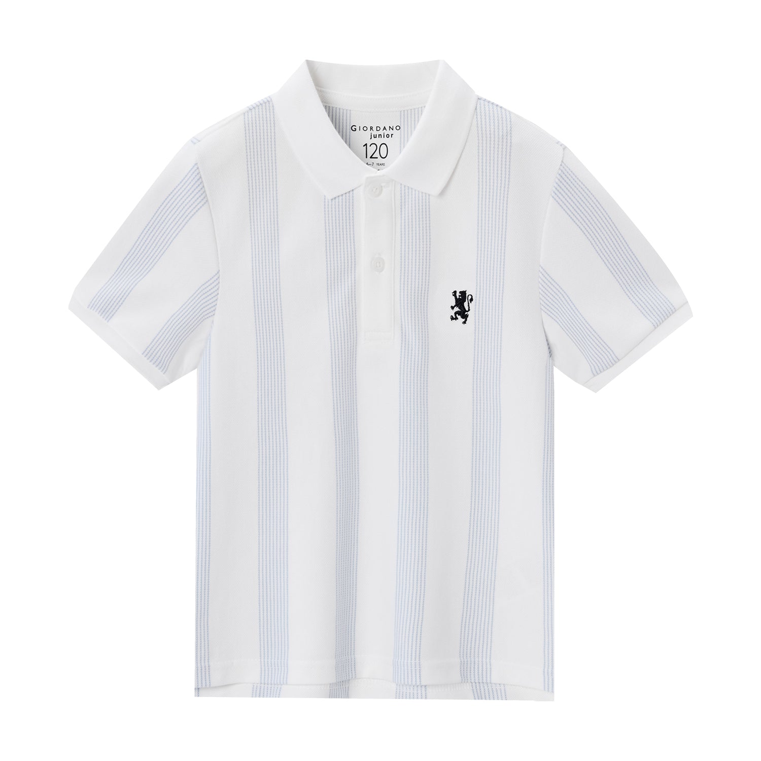 Giordano Kids Thematic Bold Polo: Slim Fit, Bold Embroidery, Everyday Style-Multicolor