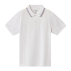 Kid's' Cotton Embroidered Liquid Touch Polo