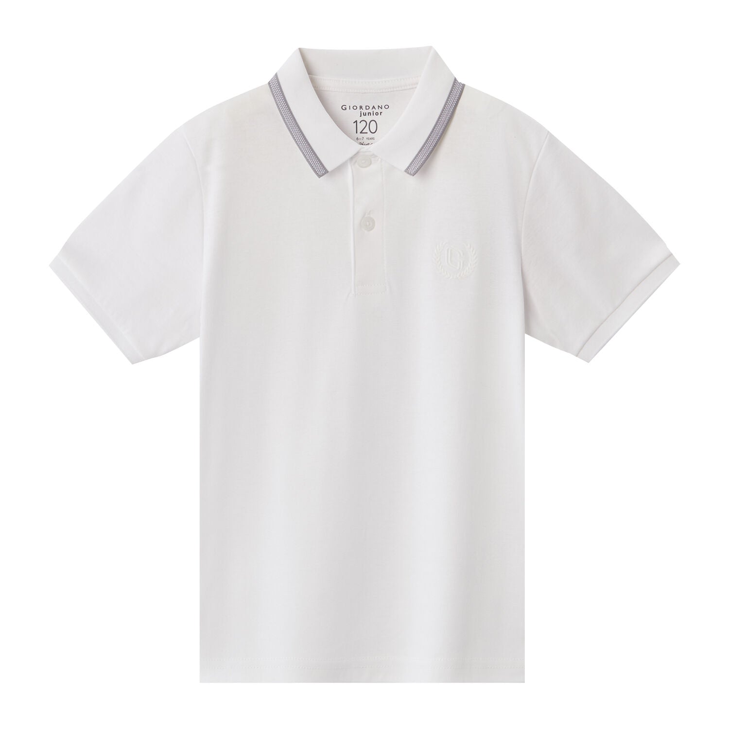 Kid's' Cotton Embroidered Liquid Touch Polo