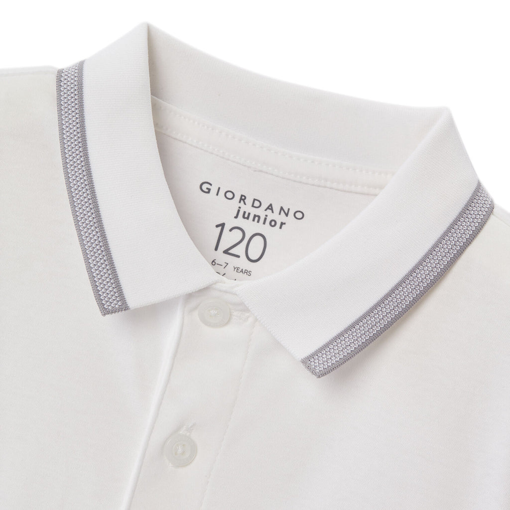 Kid's' Cotton Embroidered Liquid Touch Polo