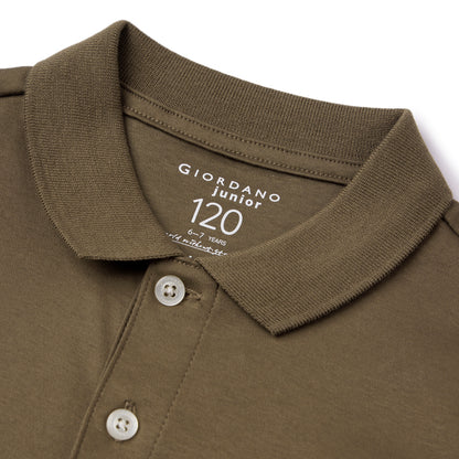Junior Cotton Interlock Liquid Touch Polo