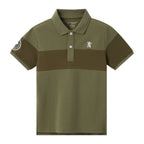 TEST Kids' Lion Crest Polo: Slim Fit, Classic Style, Bold Detailing