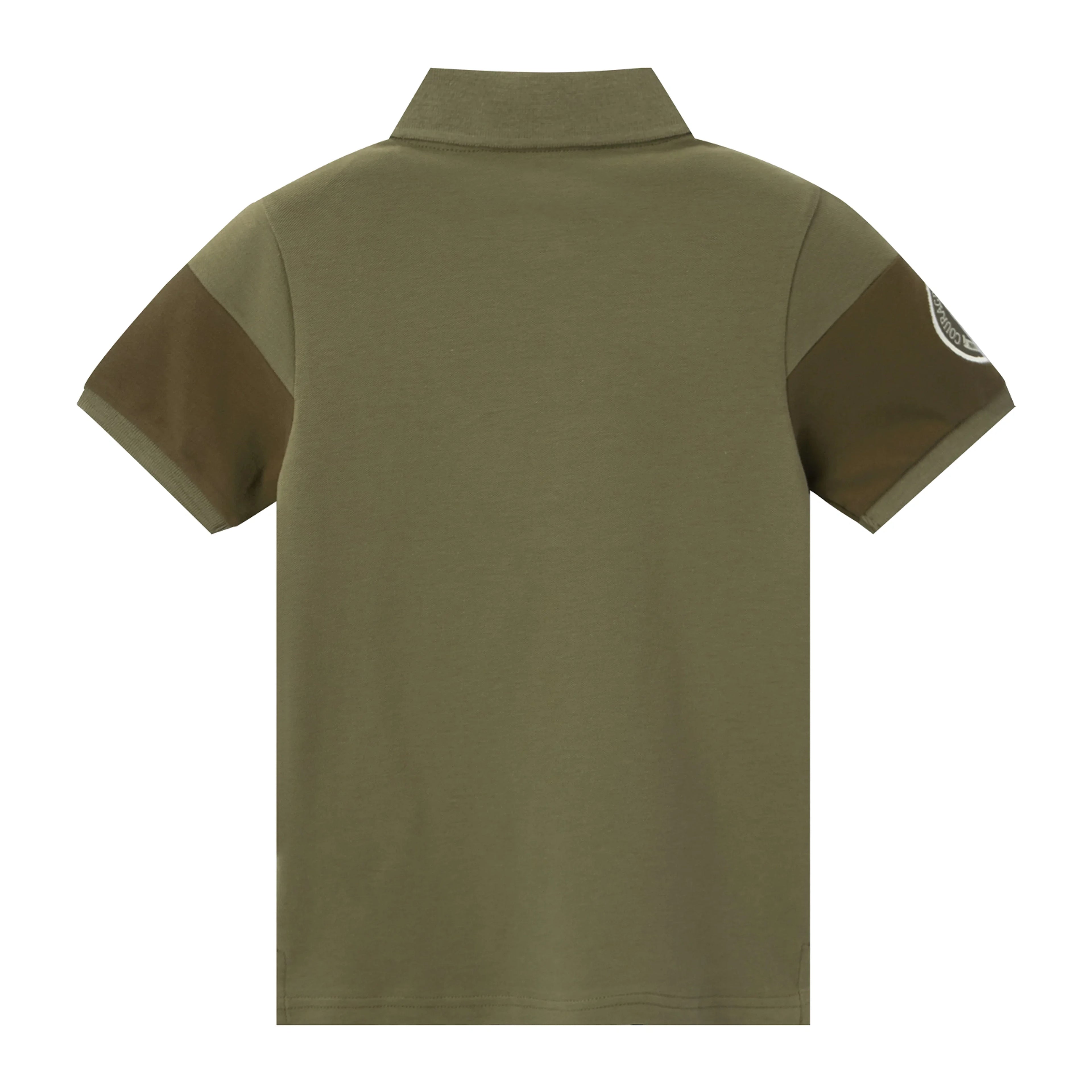 TEST Kids' Lion Crest Polo: Slim Fit, Classic Style, Bold Detailing
