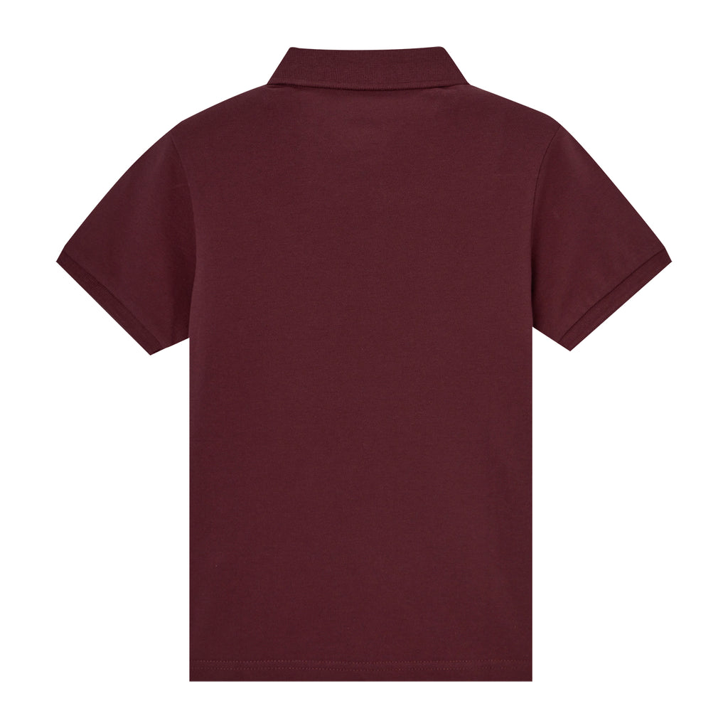 Kid's' Cotton-Lycra Slim Fit Polo