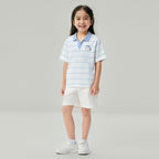 Kids Chiikawa Striped Cotton Knit Polo