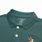 Kid's Cotton Polo with Napoleon Embroidery