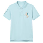 Kid's Cotton Polo with Napoleon Embroidery