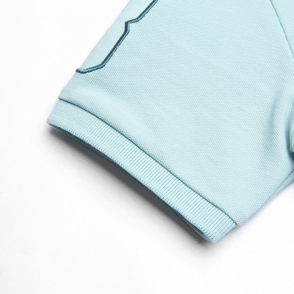 Kid's Cotton Polo with Napoleon Embroidery