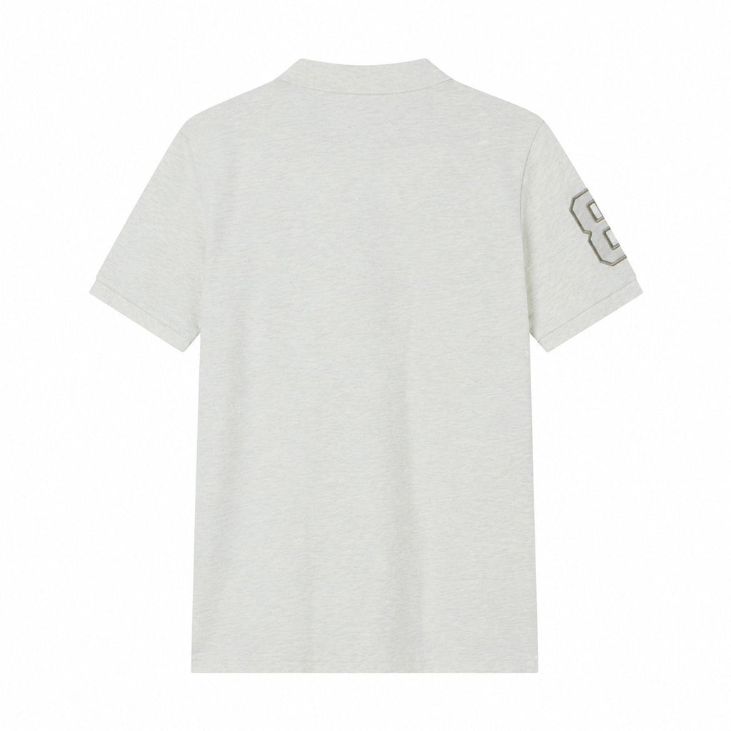 Kids' Slim Fit 3D Embroidery Lion Polo