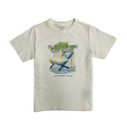 Junior Sorona Cotton Bamboo Jersey Crew Neck Cool Touch Print Tee