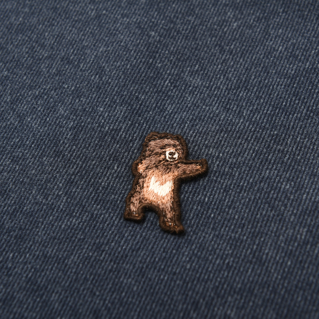 Kid's' Velour Crew Neck Long Sleeve Embroidery Tee