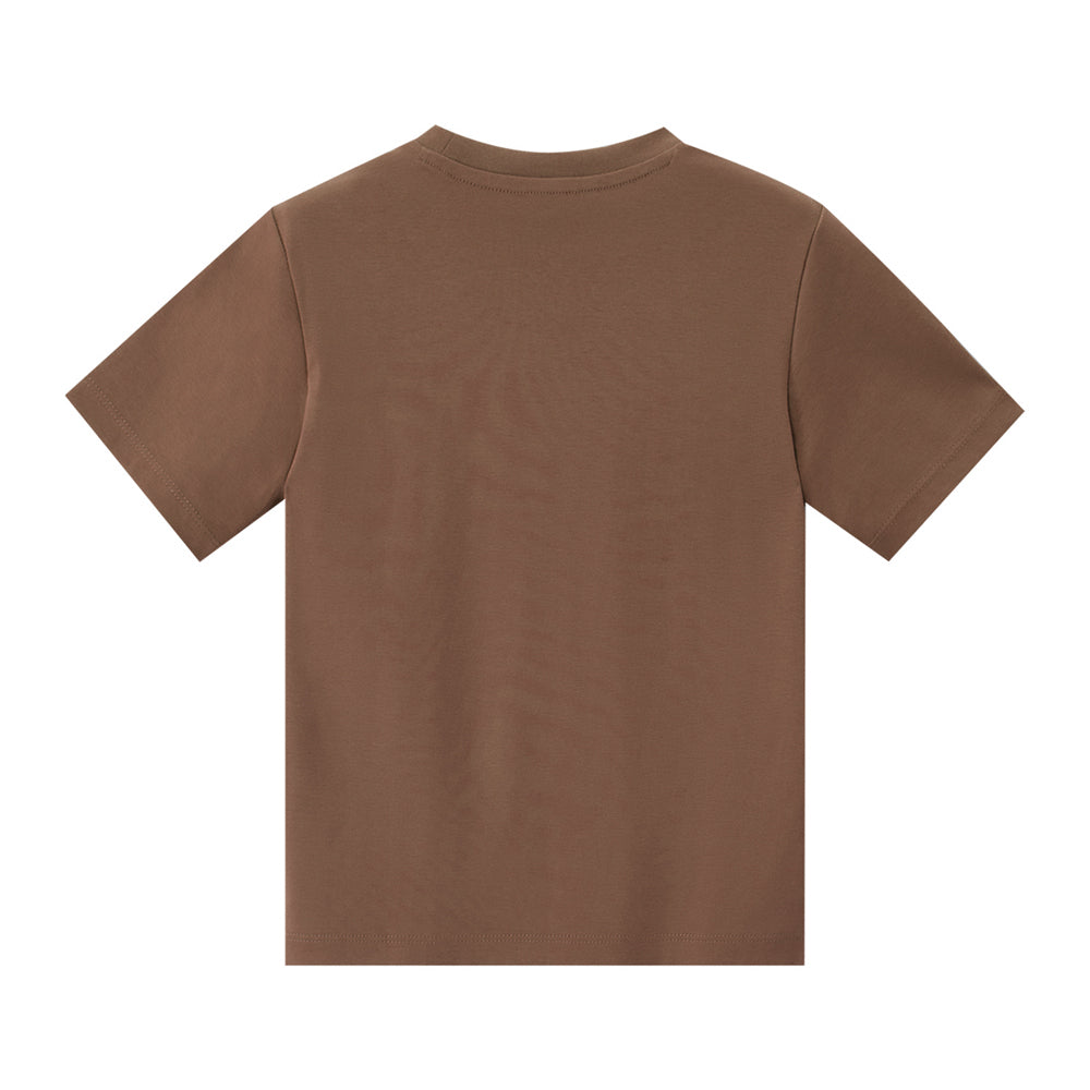 Junior Liquid Touch Embroidered Smart Tee - Soft Cotton Interlock