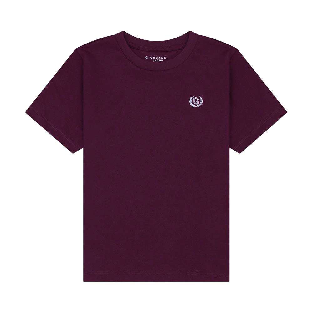 Junior Liquid Touch Embroidered Smart Tee - Soft Cotton Interlock