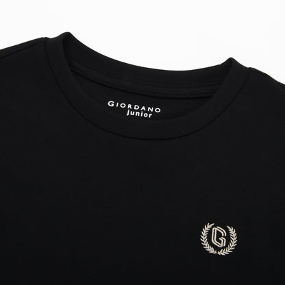 Junior Liquid Touch Embroidered Smart Tee - Soft Cotton Interlock