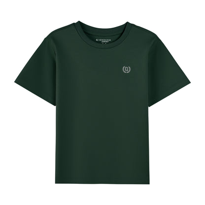 Junior Liquid Touch Embroidered Smart Tee - Soft Cotton Interlock