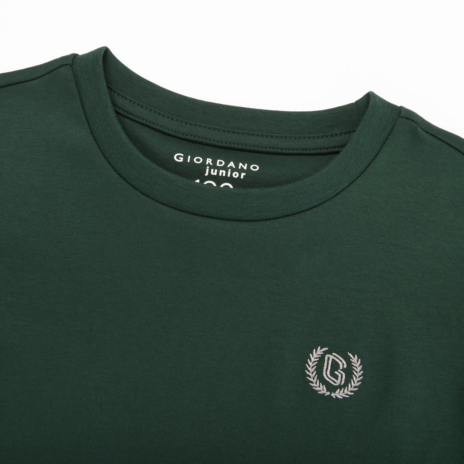 Junior Liquid Touch Embroidered Smart Tee - Soft Cotton Interlock