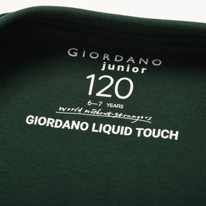 Junior Liquid Touch Embroidered Smart Tee - Soft Cotton Interlock