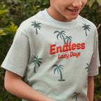 Kids' Endless Lazy Days Relaxed Embroidered Tee