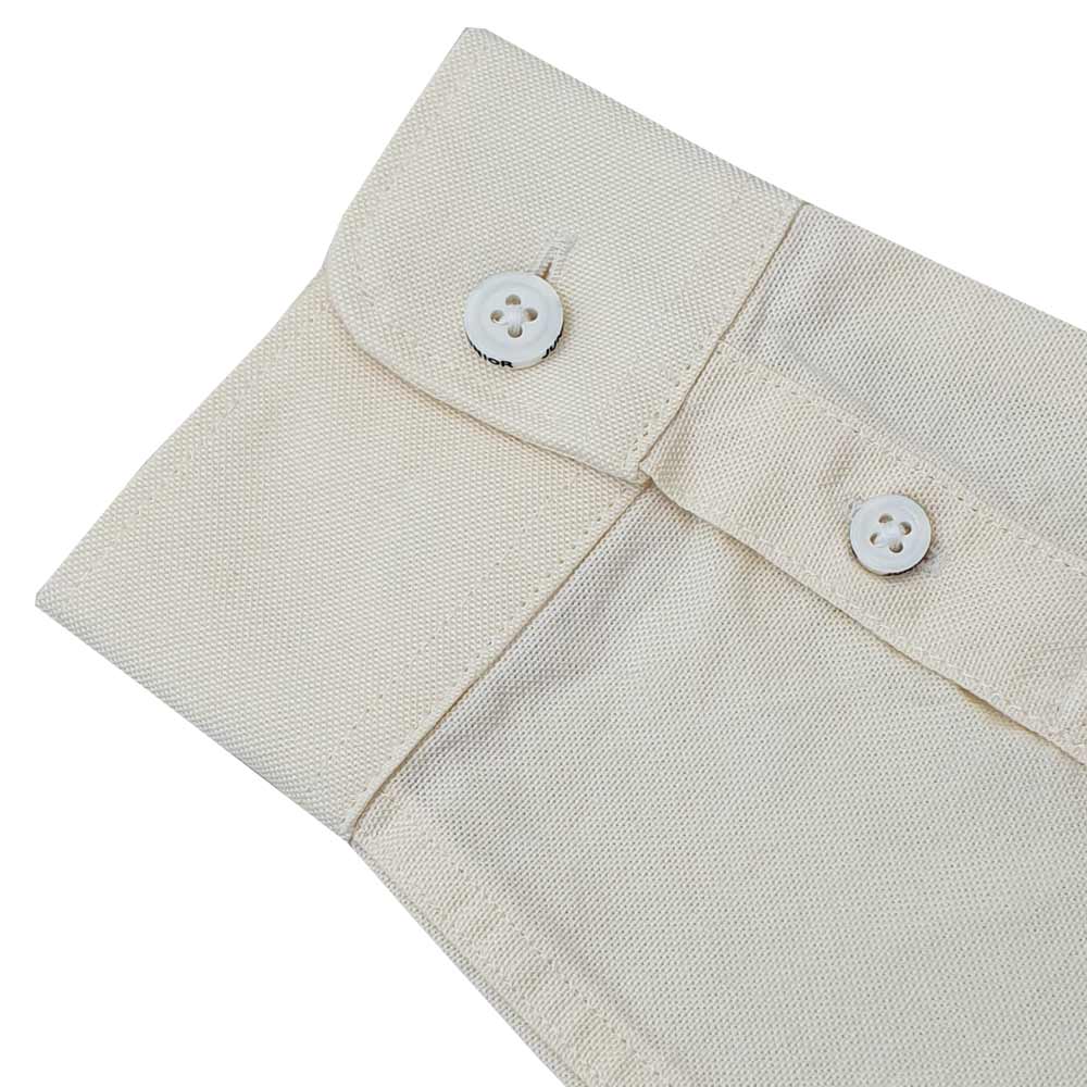 Kids' Cotton Oxford Shirt: Full Button, Embroidered & Garment Washed