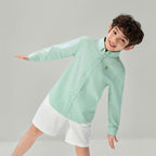 Kid's Cotton Embroidered Oxford Shirt