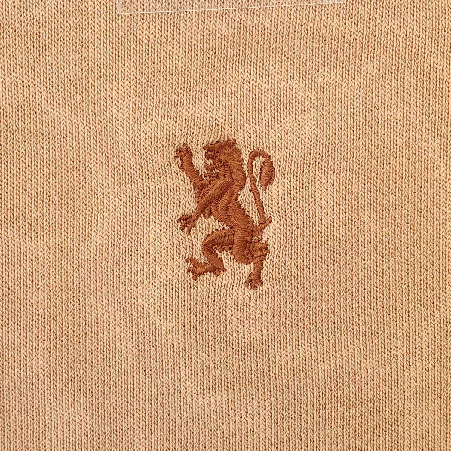 جاكيت أطفال من القطن والبوليستر الفرنسي مع هودي وتطريز أسد