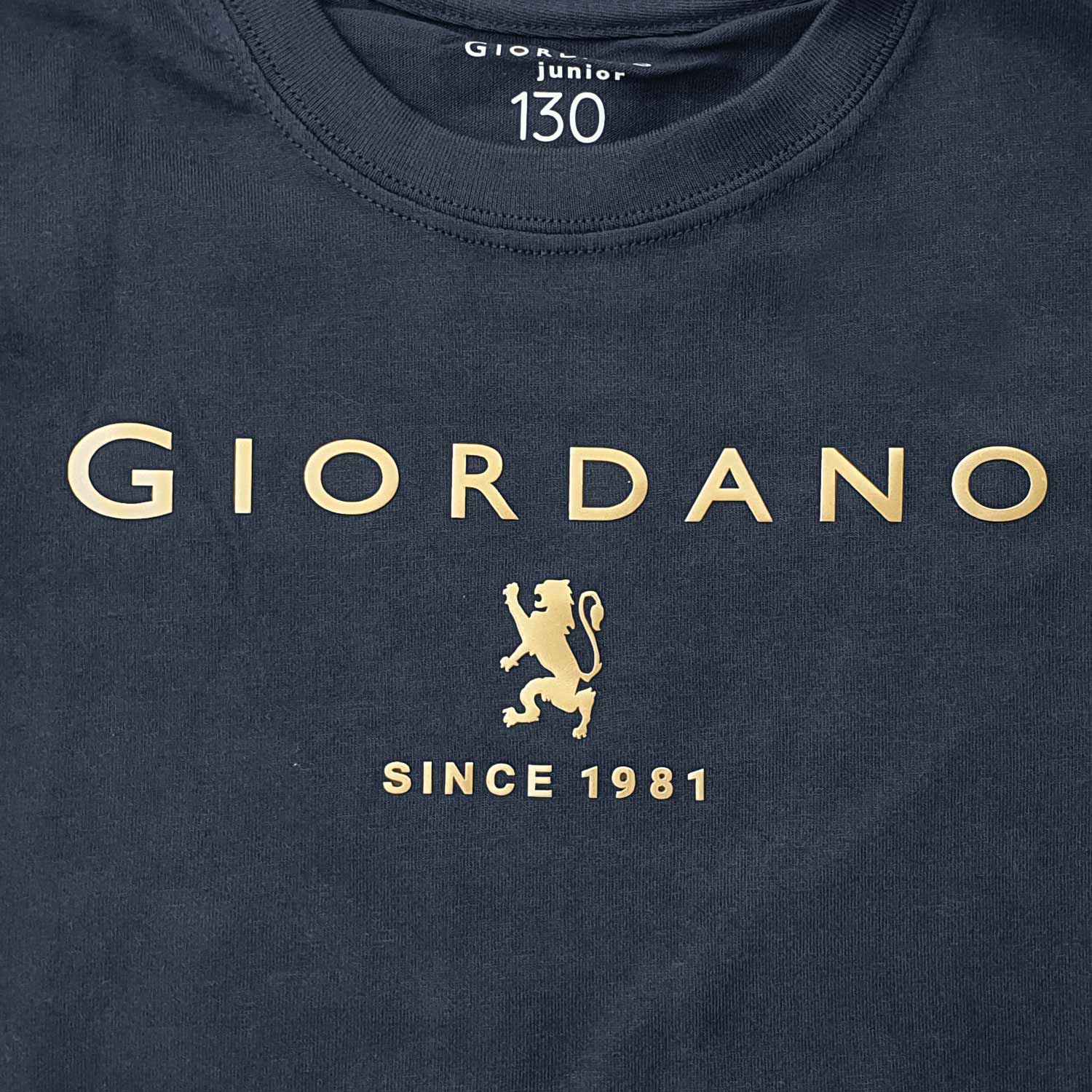 Junior's Giordano Logo Print Tee
