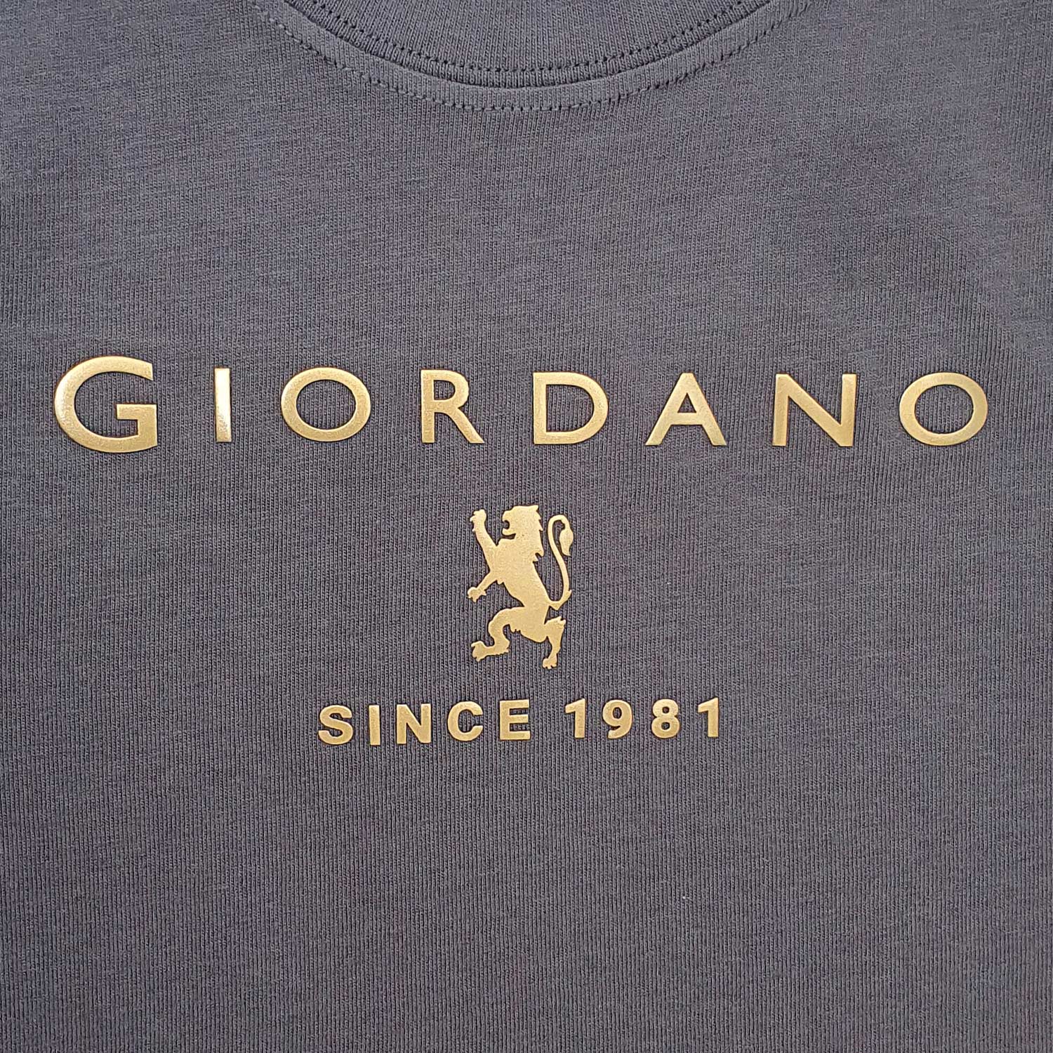 Junior's Giordano Logo Print Tee
