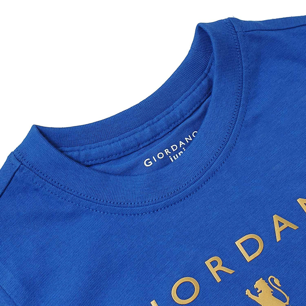 Junior's Giordano Logo Print Tee