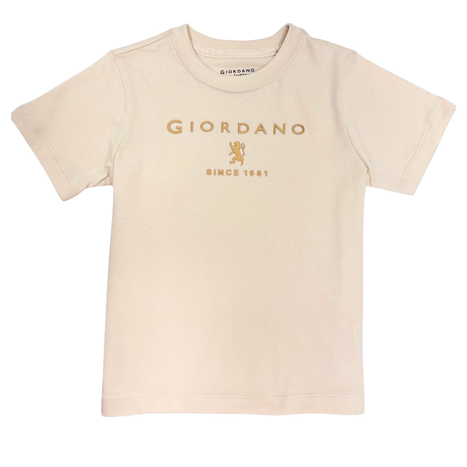 Junior's Giordano Logo Print Tee