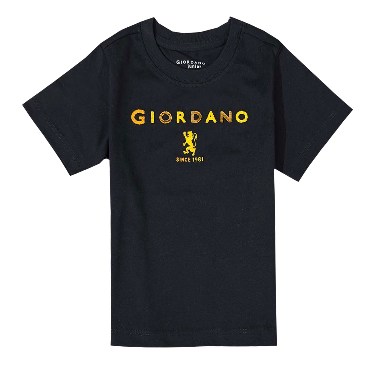 Junior's Giordano Logo Print Tee