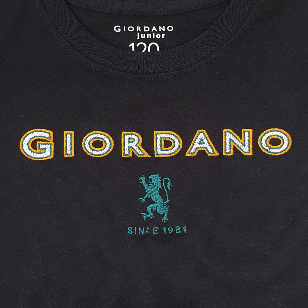 Junior's Giordano Logo Print Tee