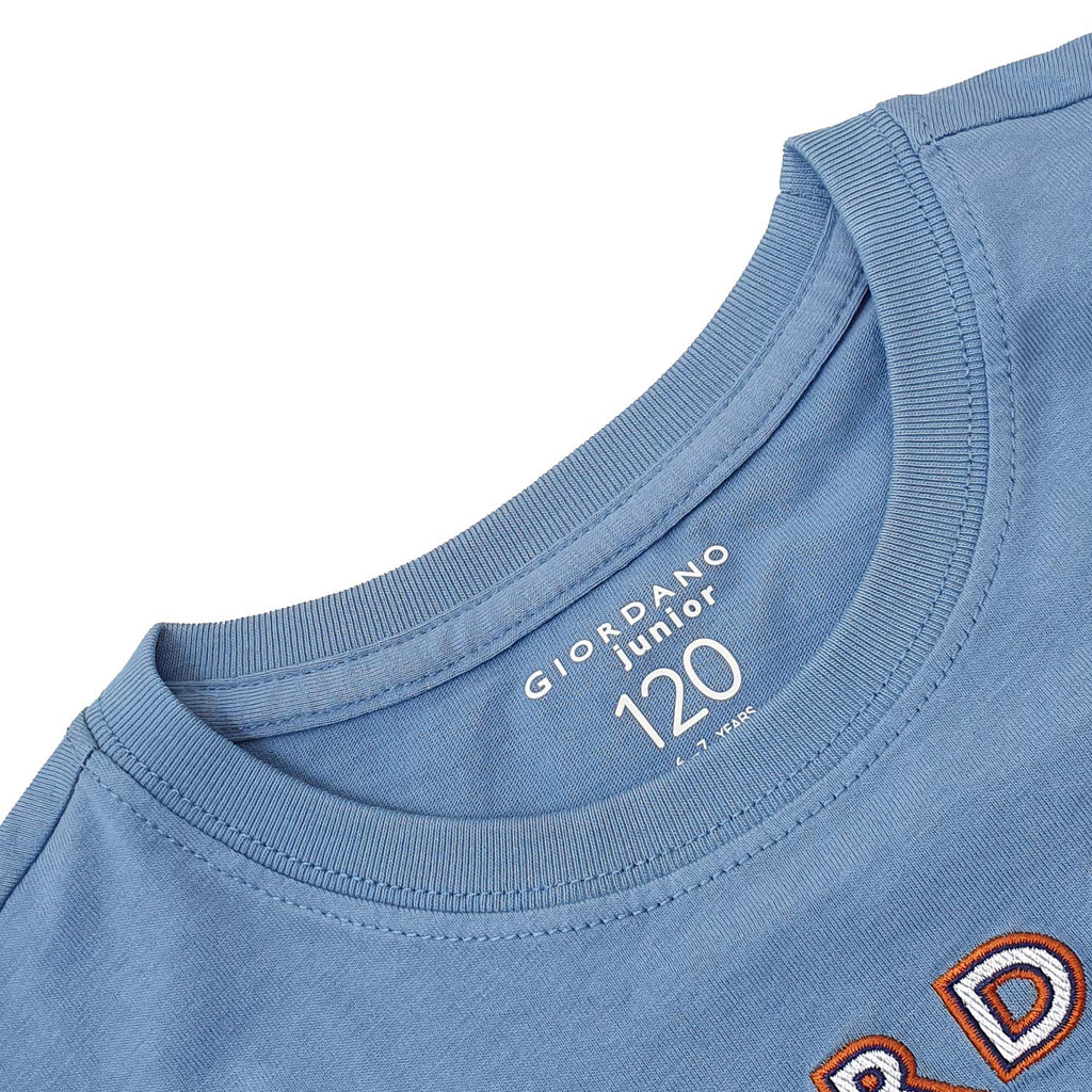 Junior's Giordano Logo Print Tee