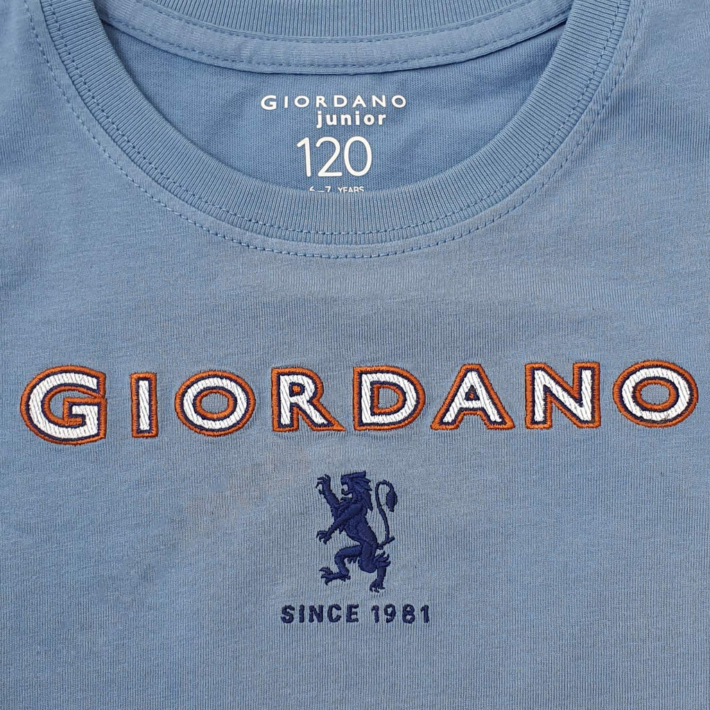 Junior's Giordano Logo Print Tee