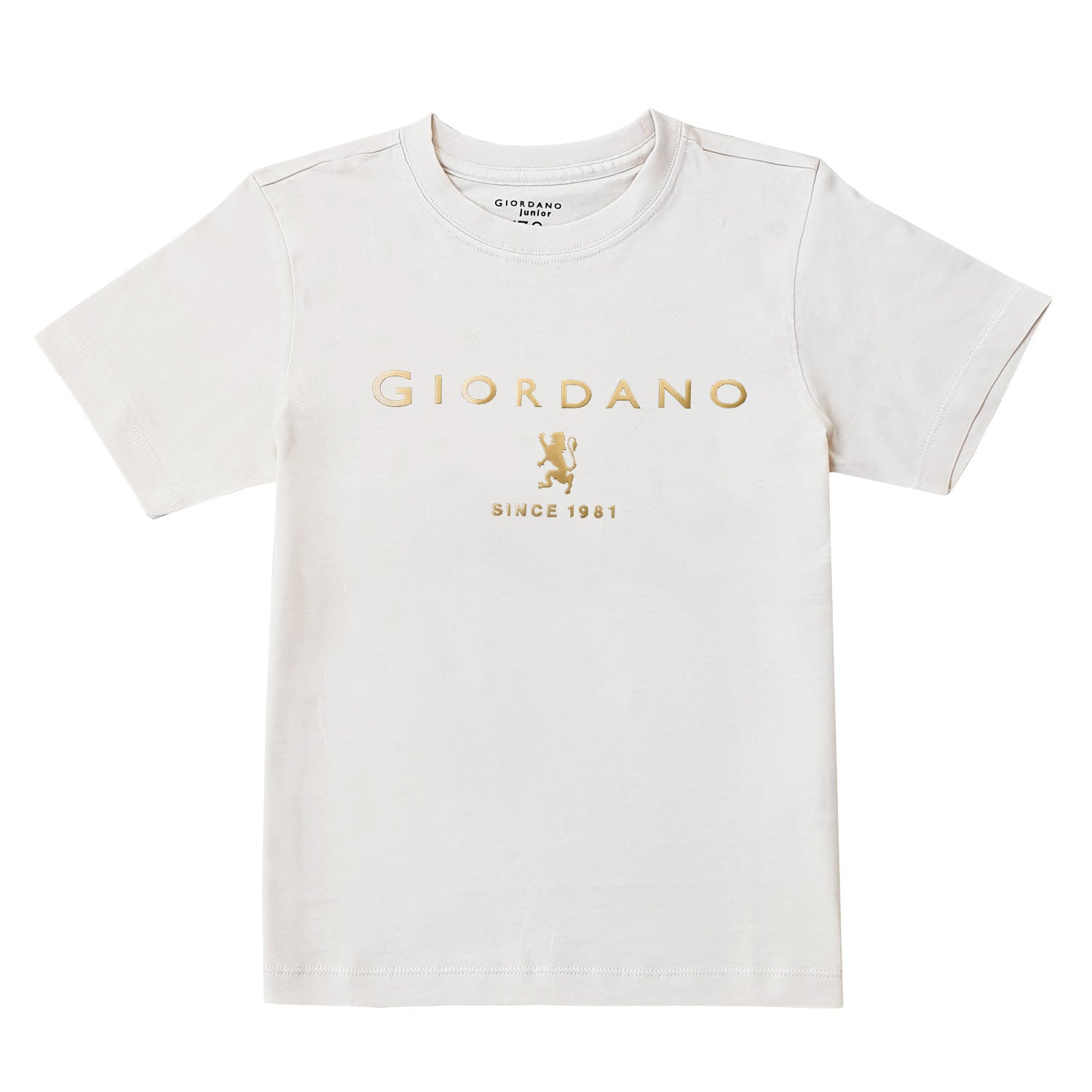 Junior's Giordano Logo Print Tee