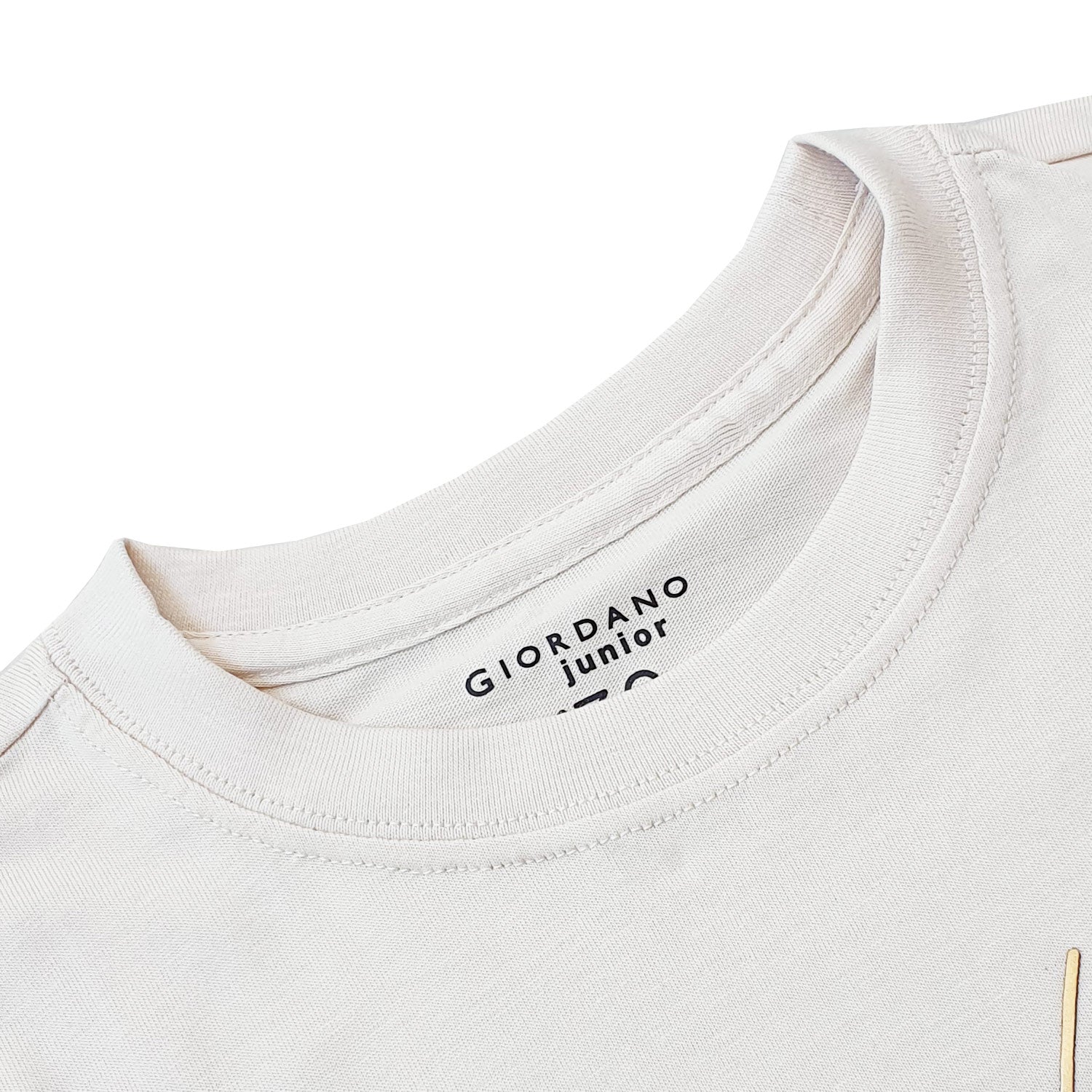 Junior's Giordano Logo Print Tee